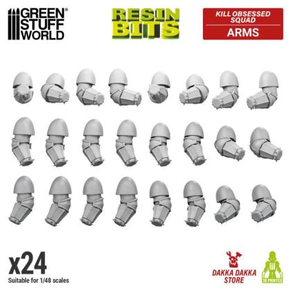 DakkaDakka - Kill Obsessed Squad - Khorne Arms 1:48