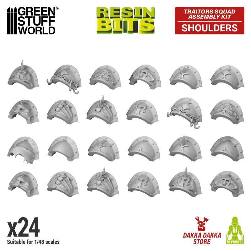DakkaDakka - TRAITORS SQUAD - Chaos Shoulders Pads 1:48