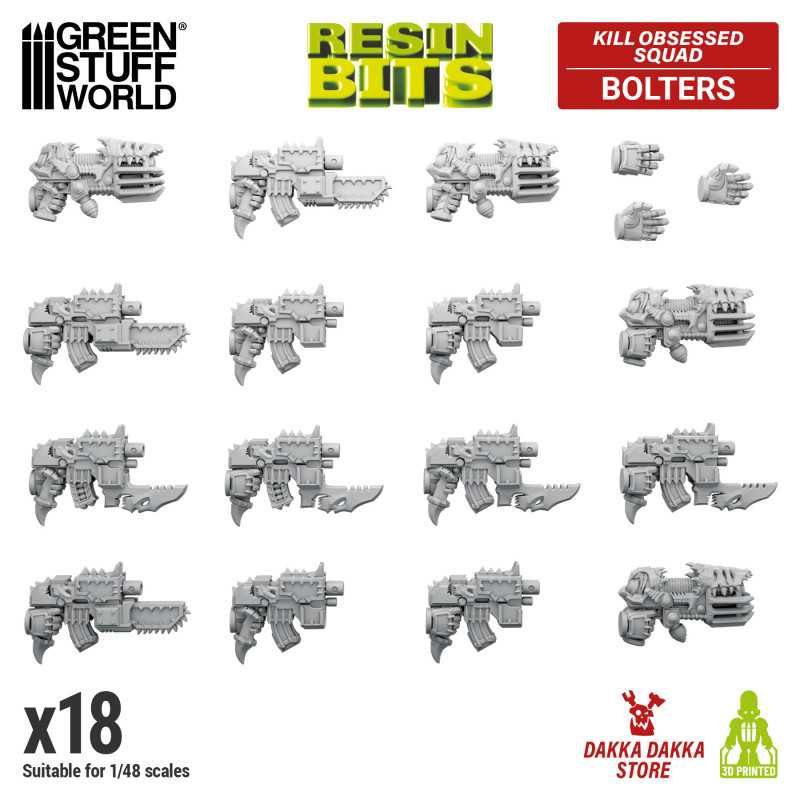 DakkaDakka - Kill Obsessed Squad - Khorne Weapons 1:48