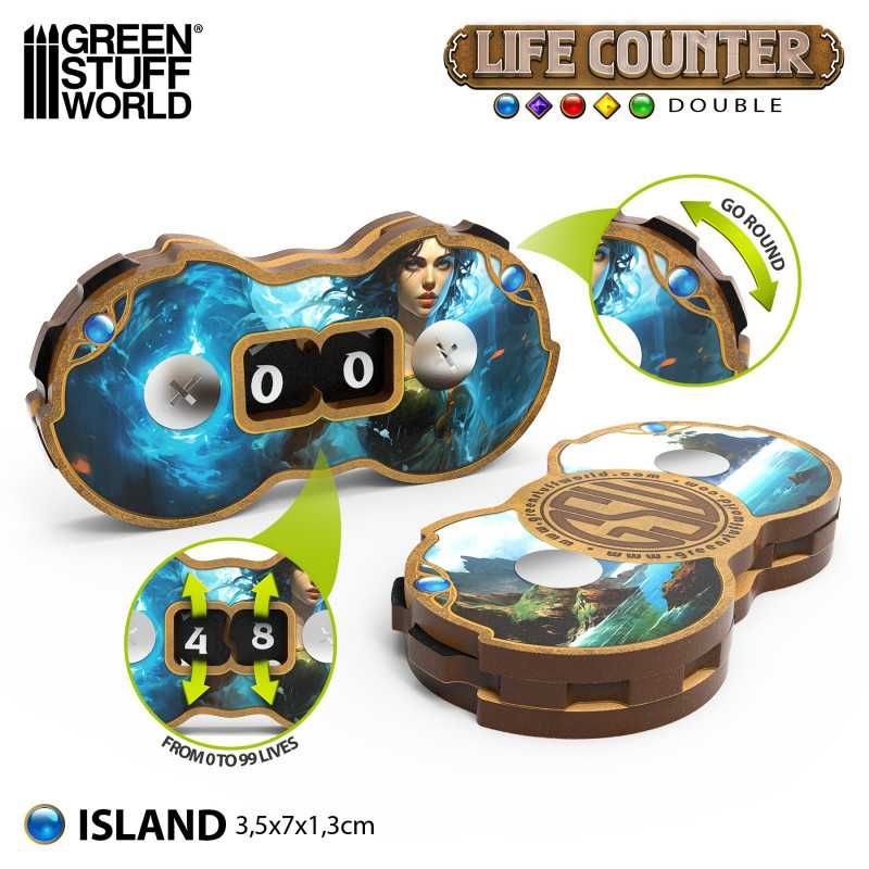 Double life counters - Island