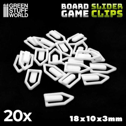 Slider Clips - White