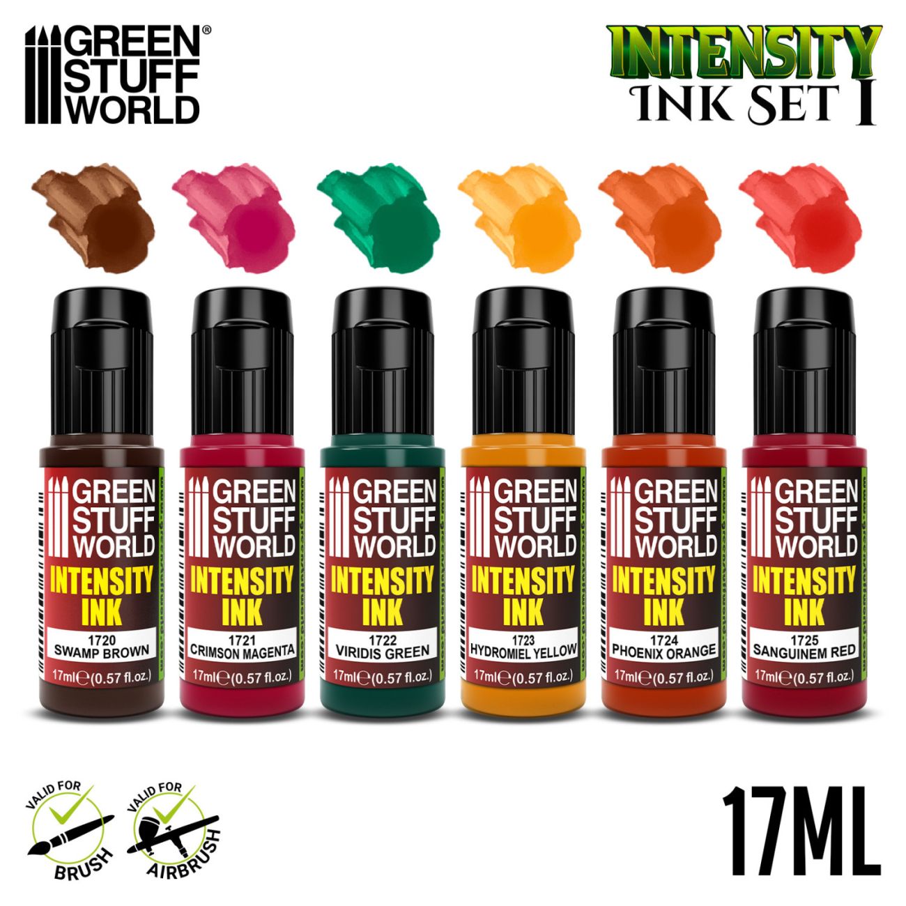 Set x6 Intensity Inks - Set 1