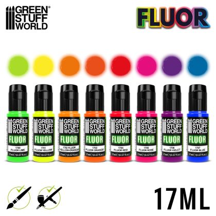 Set x8 Fluor Paints