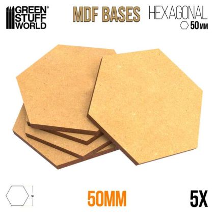 MDF Hex bases 50 mm