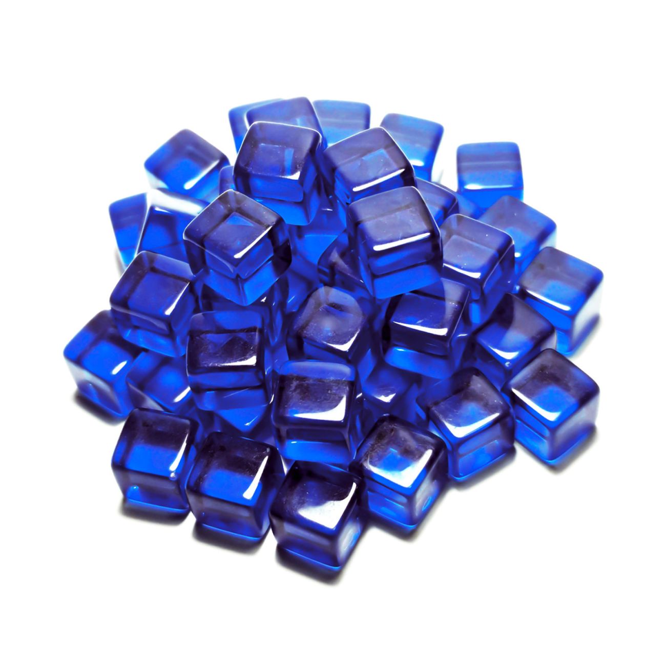 Blue Acrylic Cube tokens