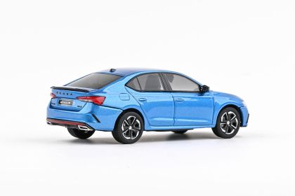 1:43 Škoda Octavia IV RS (2020) - Modrá Ocean Metalíza