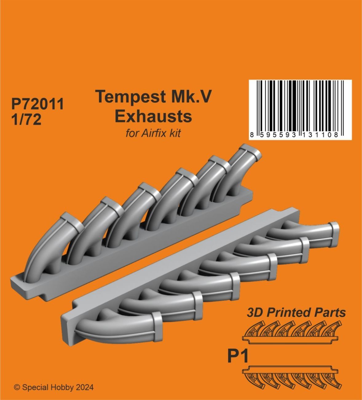 1:72 Tempest Mk.V Exhausts