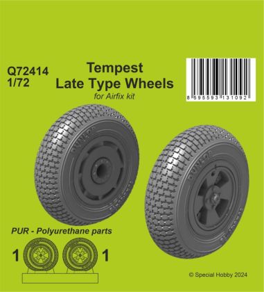 1:72 Tempest Late Type Wheels