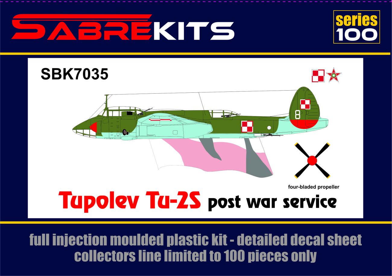 1:72 Tupolev Tu-2S post war service