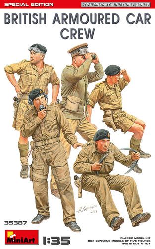 1:35 BRITISH ARMOURED CAR CREW. SPECIAL EDITION