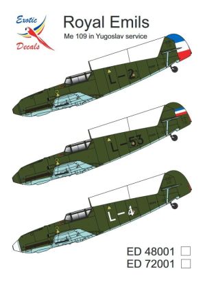 1:72 Royal Emils - Me 109 in Yugoslav service