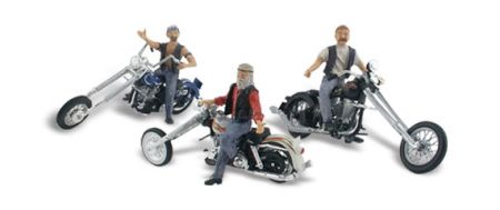 Bad Boy Bikers - HO Scale