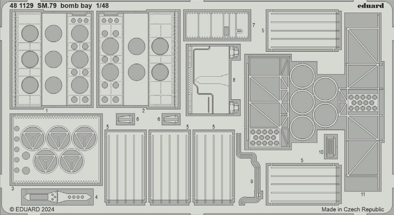 1:48 Savoia-Marchetti SM.79 bomb bay