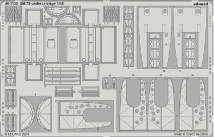 1:48 Savoia-Marchetti SM.79 undercarriage