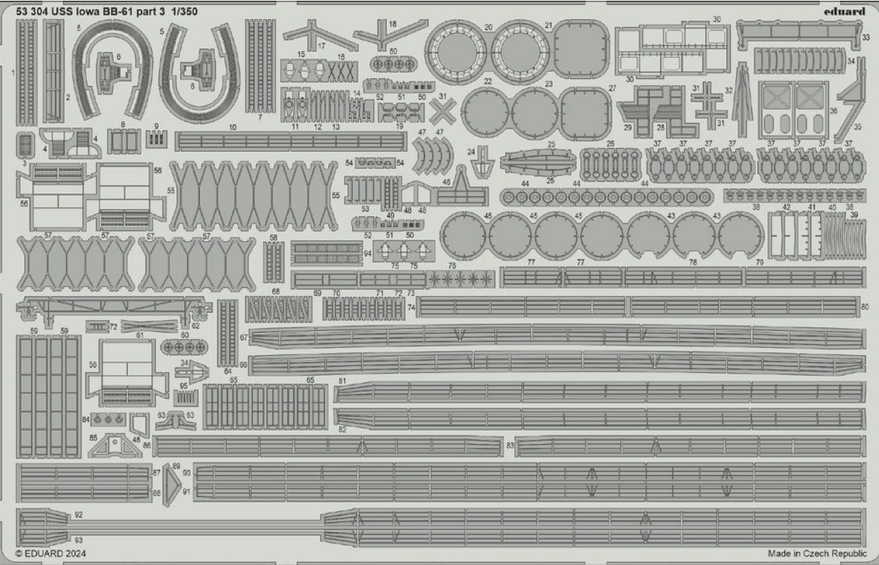 1:350 USS Iowa BB-61 part 3
