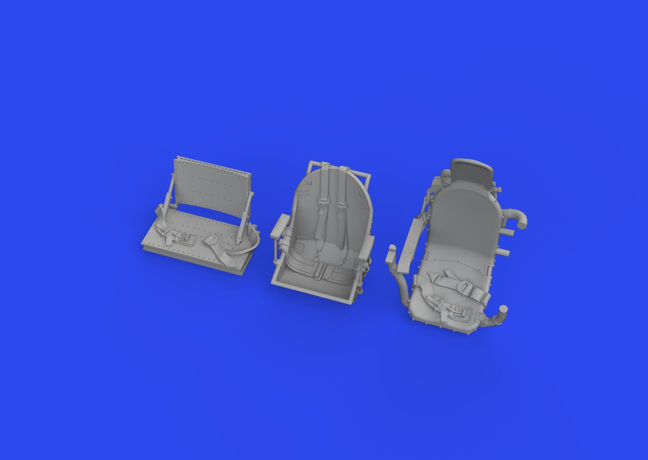 1:48 Grumman TBM-3 Avenger seats PRINT