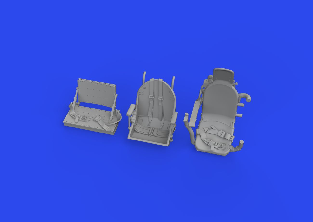 1:48 Grumman TBF-1C Avenger seats PRINT