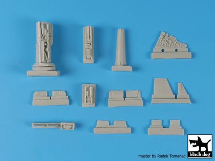 1:48 Mig 21 MF spine+tail+engine