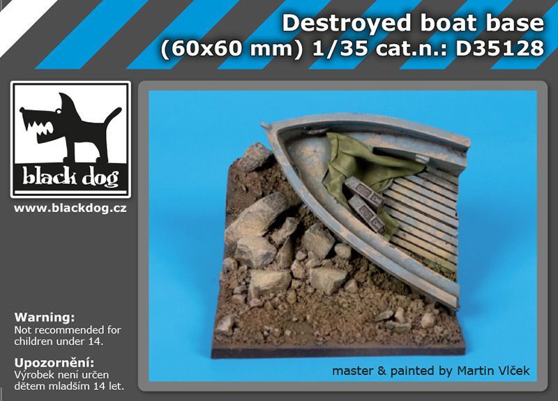 1:35 Destroyed boat base