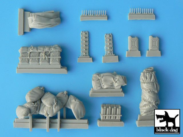 1:35 Carro armato accessories set