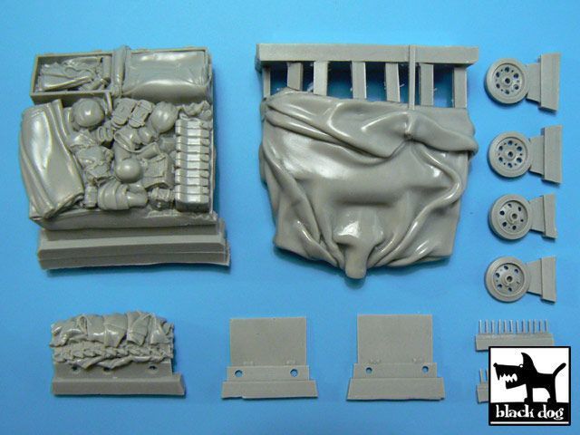 1:35 Stug III C/D accessories set