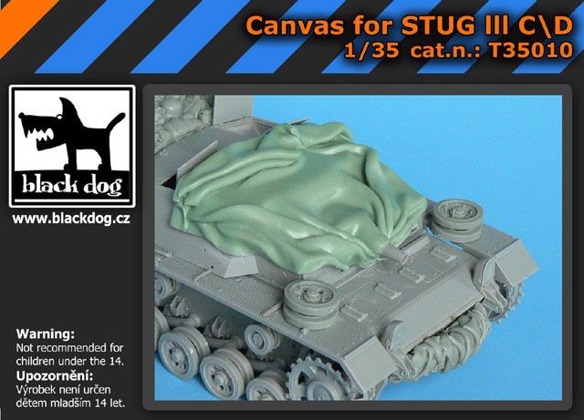 1:35 Canvas for Stug III C/D
