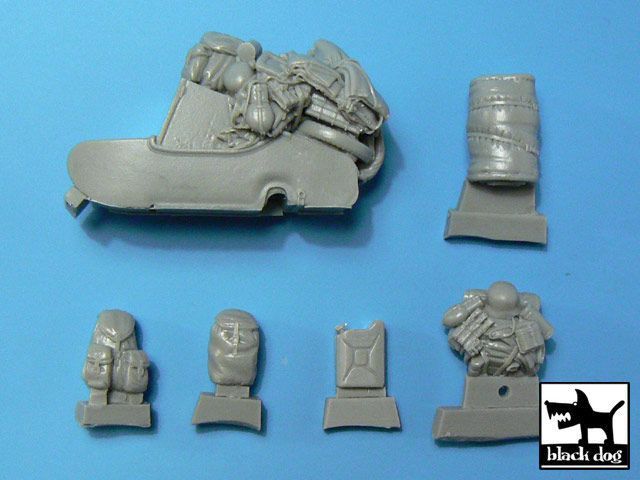 1:35 German sidecar accessories set