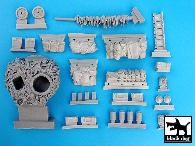1:35 British Sherman Firefly hessian tape camo net