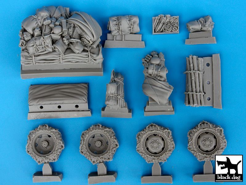 1:35 German Steyr 1500A big accessories set