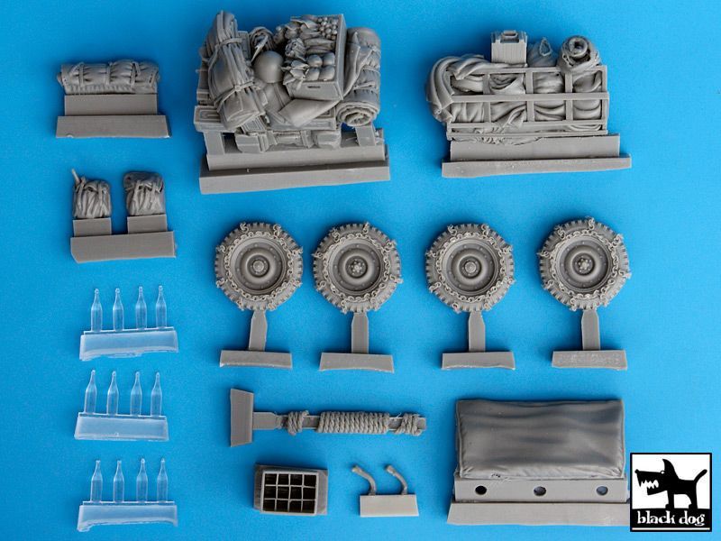 1:35 US Jeep big accessories set