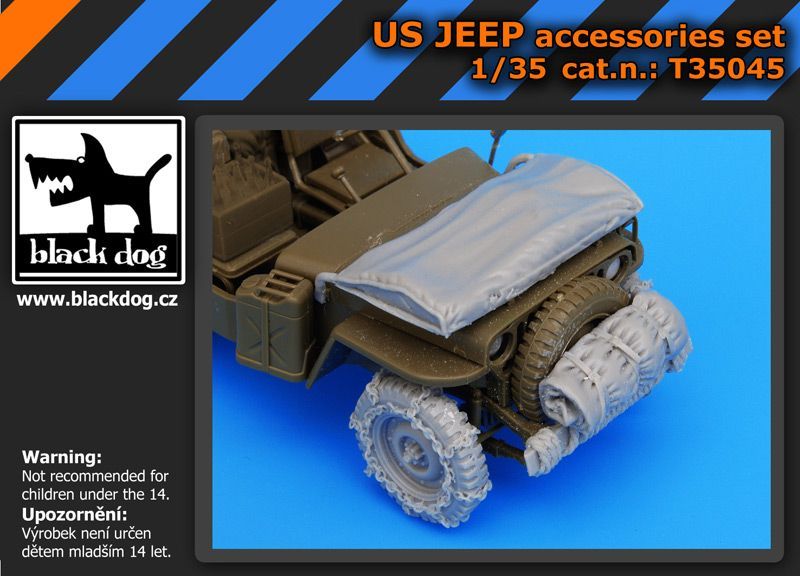 1:35 US Jeep accessories set