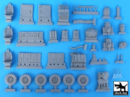 1:35 Defender Wolf accessories set
