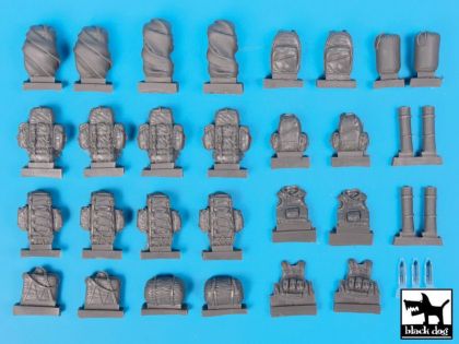 1:35 German Bundeswehr equipment accessor. Set