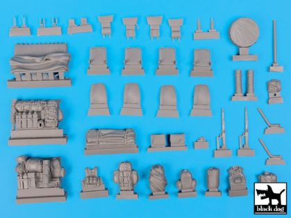 1:35 Mercedes Wolf Afganistan accessories set
