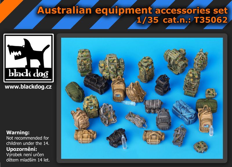 1:35 Autralian equipment accessories set