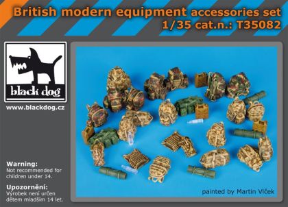 1:35 British modern equipment accessories set