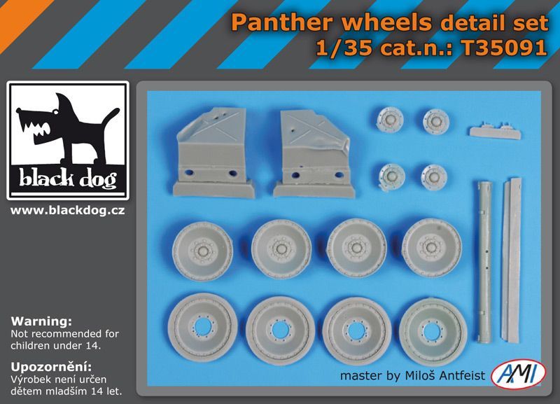 1:35 Panther wheels detail set