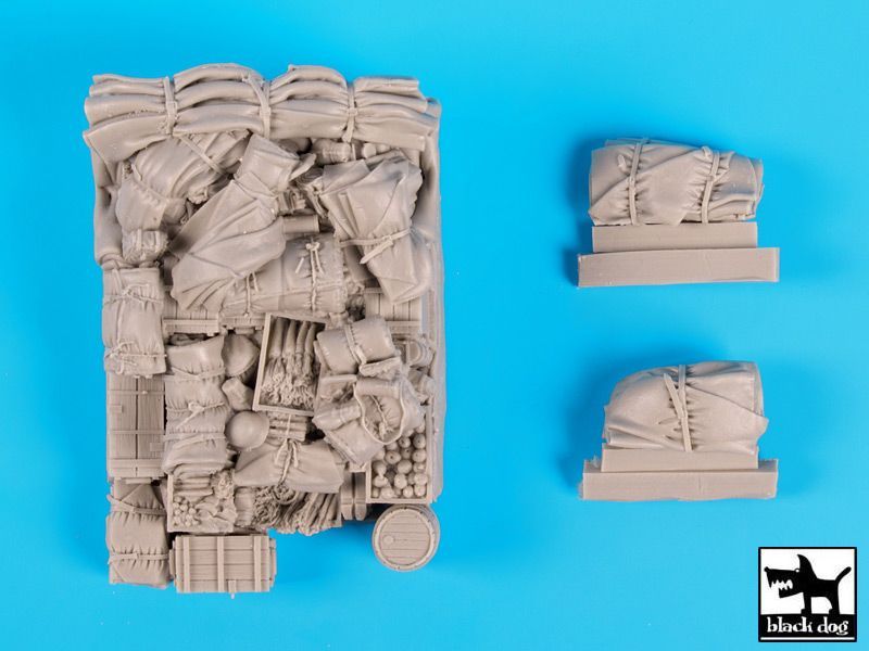 1:35 German army truck G917 T accessories set