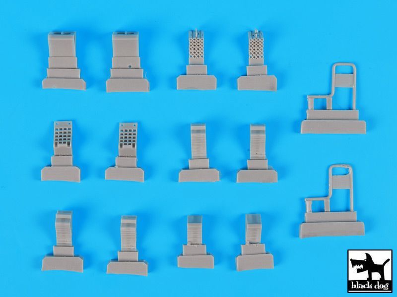 1:35 Wheel chocks accessories set