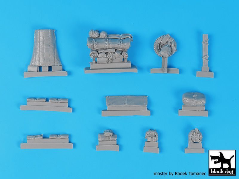 1:35 Russian field car Gaz 67 B accessories set