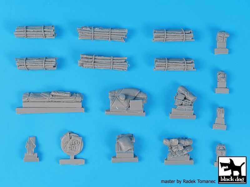 1:35 Tiger I Pz Kpfw VI accessories set