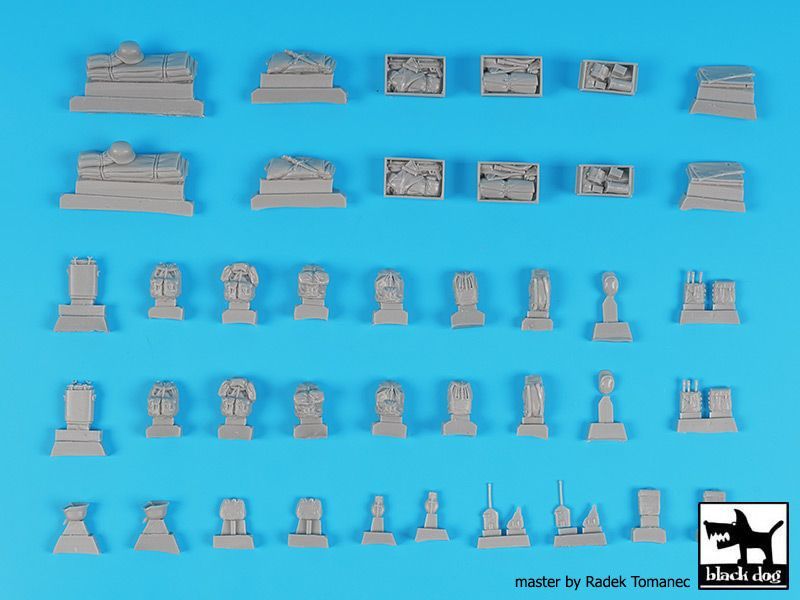 1:35 German WW 2 equipment accessories set