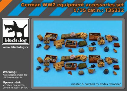1:35 German WW 2 equipment accessories set