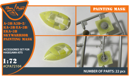 1:72 A-3B painting mask on