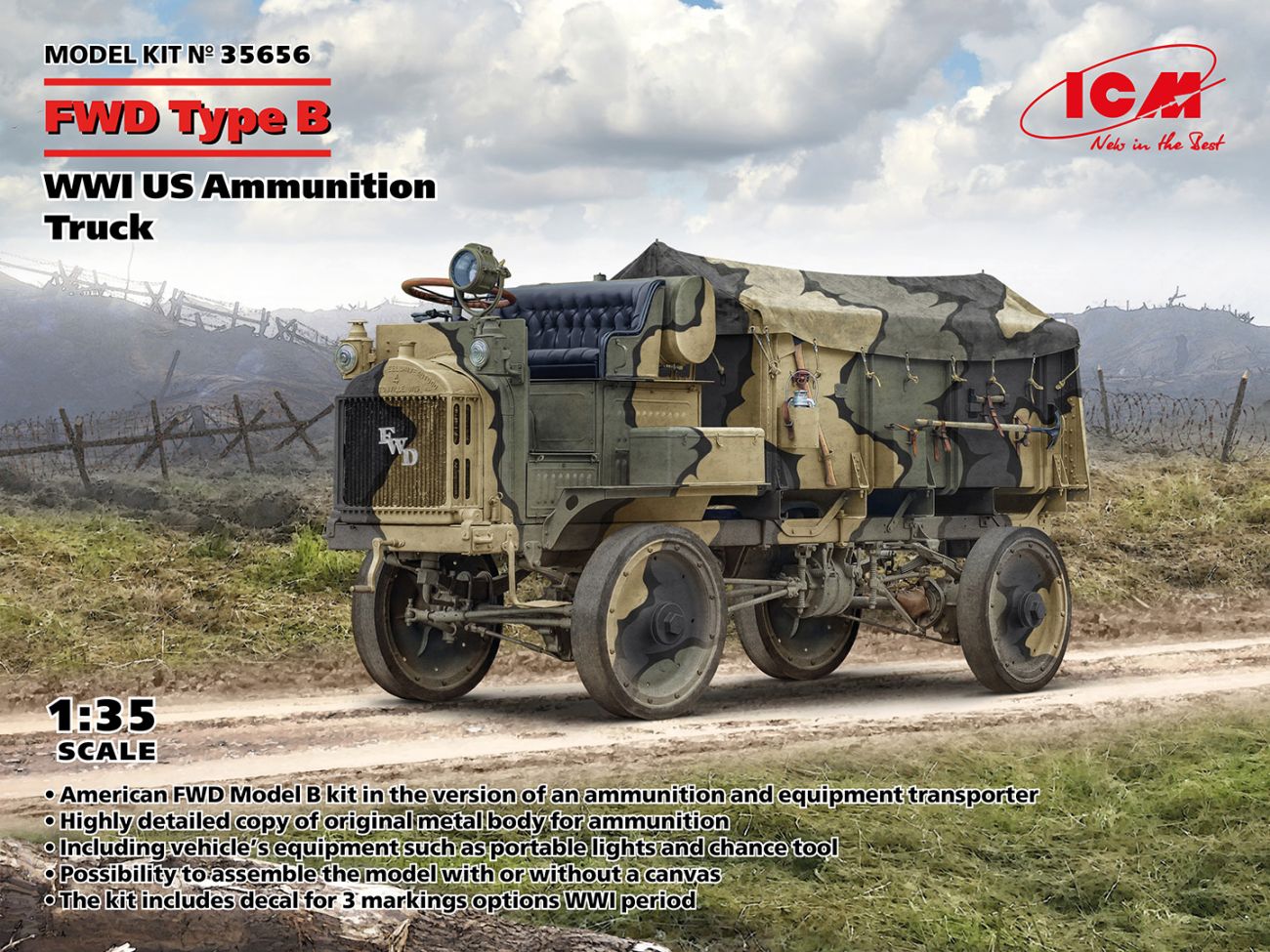 1:35 FWD Type B WWI US Ammunition Truck