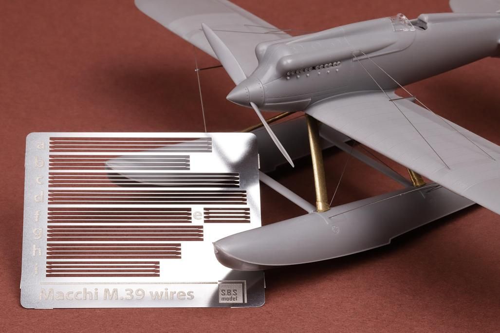 1:48 Macchi M 39 Rigging Wire Set (For SBS Model Kit)