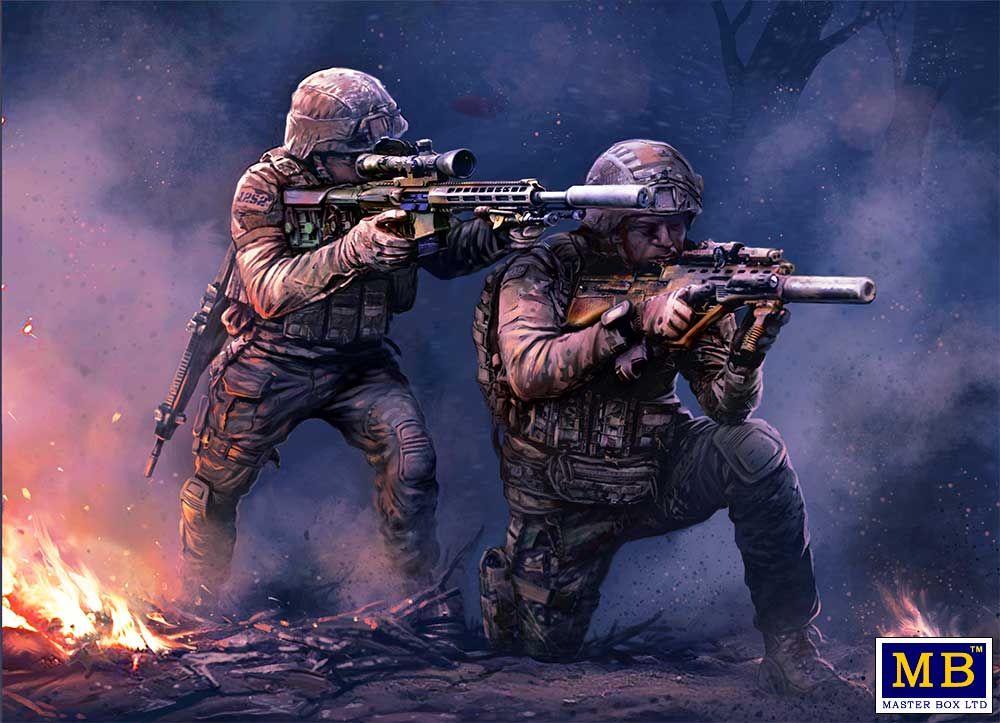 1:35 Russian-Ukrainian War series, kit № 9. The Ukrainian Special Operations Forces. Sniper Group