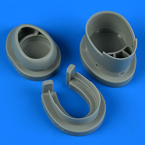 1:72 P-47D/P-47M Thunderbolt cowling and cooling flaps (closed)