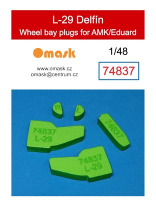 1:48 L-29 Delfín wheel bay plugs (for AMK/Eduard)