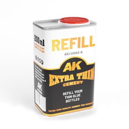 200 ML. REFILL – EXTRA THIN CEMENT (GLUE)